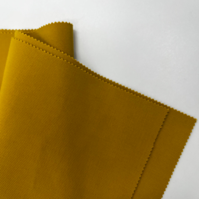 Tissu entrelacé double couche en coton humain polyester Yuteng Textile